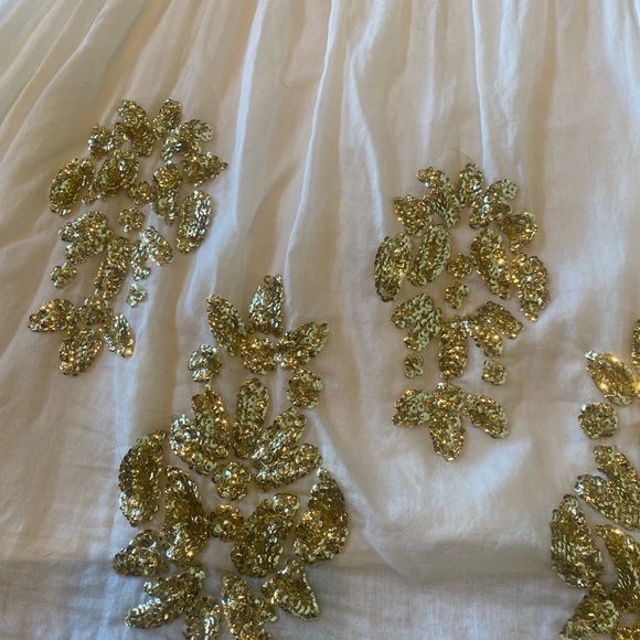 Anthropology Maeve Simona Sequined Babydoll Blouse, S - Picture 7 of 8